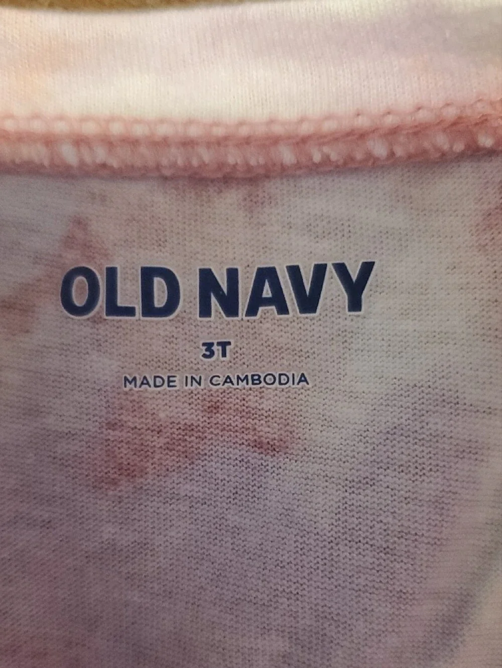 Old Navy Girls Tie-Dye Long Sleeve Dress - Pink & Purple
